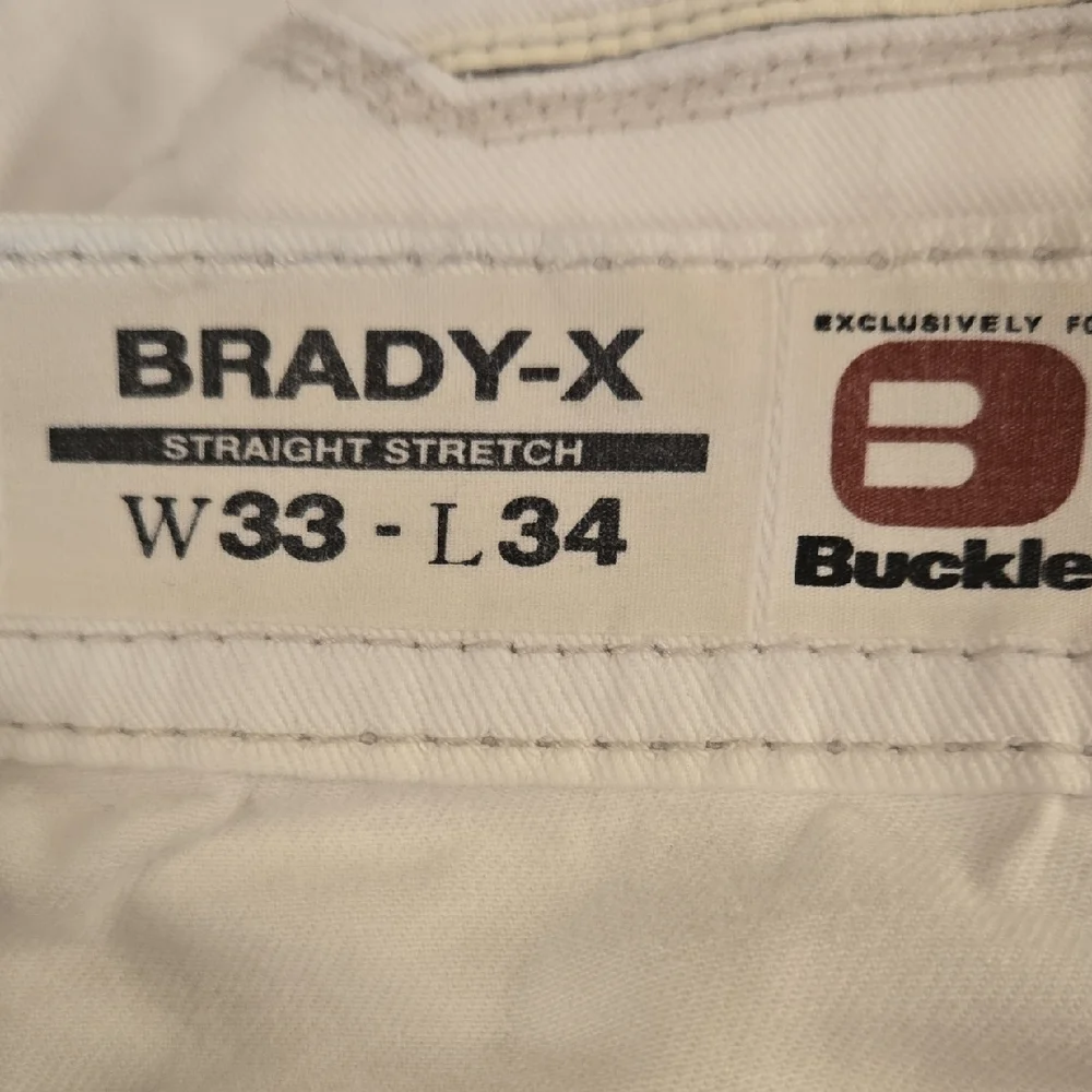 Buffalo David Bitton Men's Straight Jeans in White W33/L34